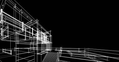 Geometrik mimari binalar tasarımı