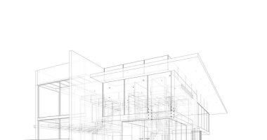 minimal geometrik mimari binalar tasarımı