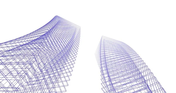 Абстрактный Архитектурный Дизайн Обоев Цифровой Концепт Фон — стоковое фото