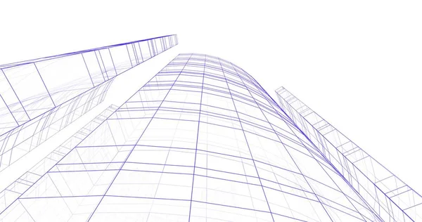 Абстрактный Архитектурный Дизайн Обоев Цифровой Концепт Фон — стоковое фото