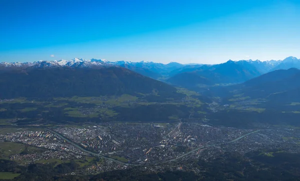 Vista Panorâmica Das Montanhas Fundo Natureza — Fotografia de Stock