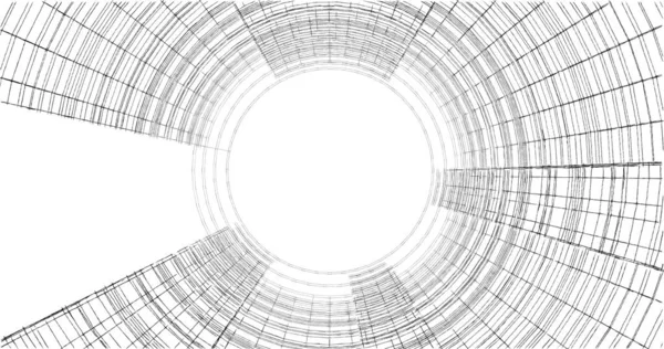 Disegno Astratto Carta Parati Architettonica Sfondo Concetto Digitale — Foto Stock