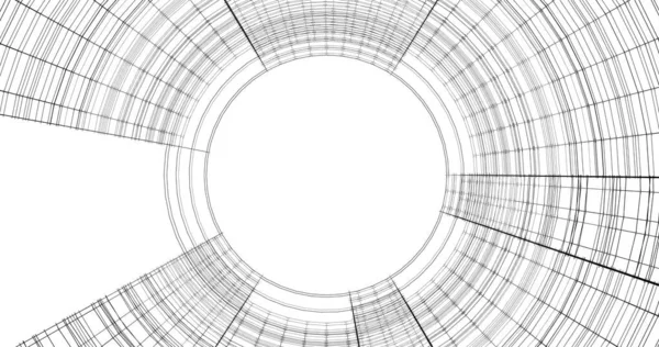 Abstrakcyjny Projekt Tapety Architektonicznej Cyfrowe Tło Koncepcyjne — Zdjęcie stockowe