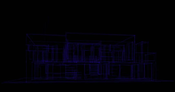 Абстрактный Архитектурный Дизайн Обоев Цифровой Концепт Фон — стоковое фото