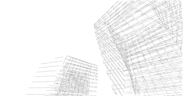 Абстрактный Архитектурный Дизайн Обоев Цифровой Концепт Фон — стоковое фото