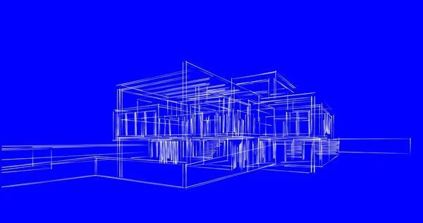 Abstrakcyjny Projekt Tapety Architektonicznej Cyfrowe Tło Koncepcyjne — Zdjęcie stockowe