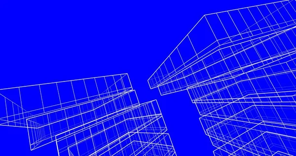 Абстрактный Архитектурный Дизайн Обоев Цифровой Концепт Фон — стоковое фото