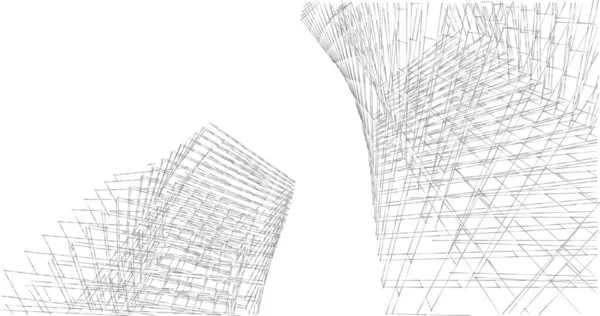 Абстрактный Архитектурный Дизайн Обоев Цифровой Концепт Фон — стоковое фото