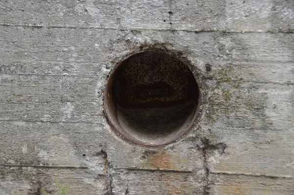 Rustikale Wand Mit Metallrohr Grunge Digital Tapete — Stockfoto