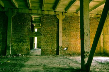 mimari sanat konsepti, minimum geometrik şekiller. 