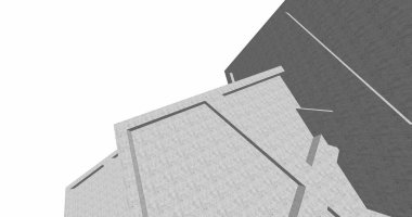 minimal geometrik şekiller, mimari çizgiler