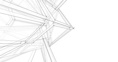 minimal geometrik şekiller, mimari çizgiler