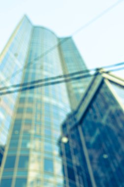 Arkaplanda mimari bina 3d illüstrasyon