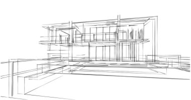 Geometrik mimari binalar tasarımı