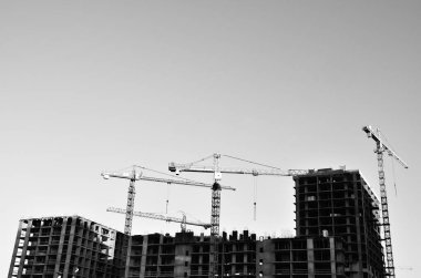 Şehirdeki modern binaların görünüşü