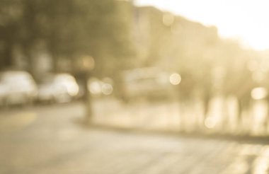 Bulanık şehir manzarası, soyut arkaplan 