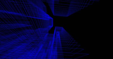 Arkaplanda mimari bina 3d illüstrasyon