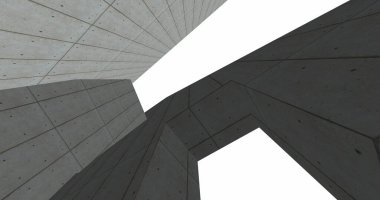 minimal geometrik şekiller, mimari çizgiler