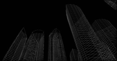 minimal geometrik şekiller, mimari çizgiler