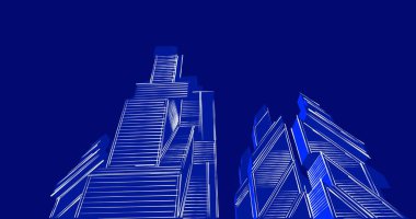 minimal geometrik şekiller, mimari çizgiler