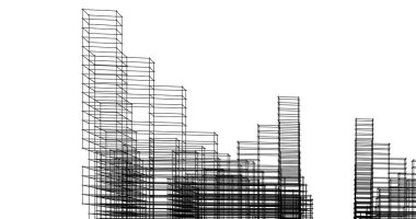 eskiz sanat geometrik mimari binalar tasarımı