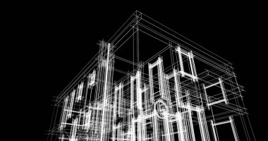 Geometrik mimari binalar tasarımı