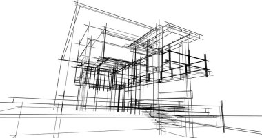 minimal geometrik mimari binalar tasarımı