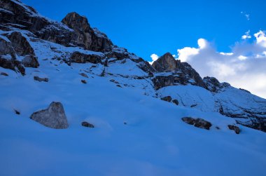 Dağların manzarası, doğa arkaplanı