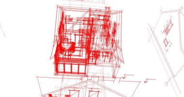 minimal geometrik şekiller, mimari çizgiler