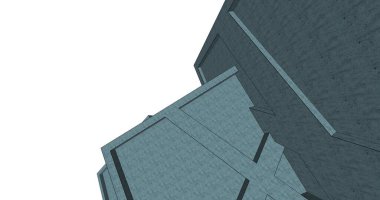 minimal geometrik şekiller, mimari çizgiler