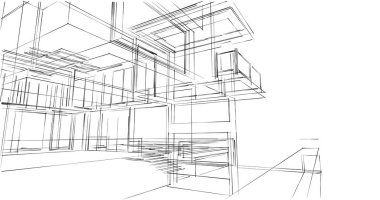 Geometrik mimari binalar tasarımı