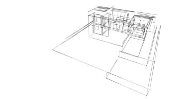 Geometrik mimari binalar tasarımı
