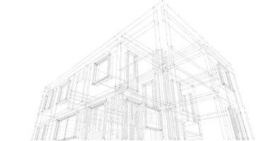 Geometrik mimari binalar tasarımı
