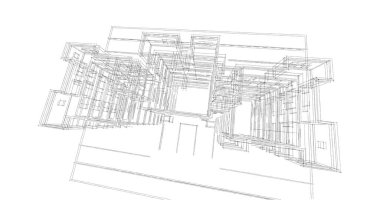 minimal geometrik mimari binalar tasarımı