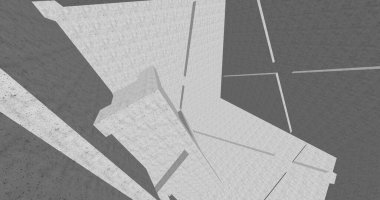 minimal geometrik şekiller, mimari çizgiler