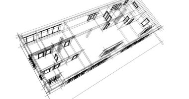 Geometrik mimari binalar tasarımı