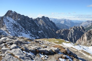 Dağların manzarası, doğa arkaplanı