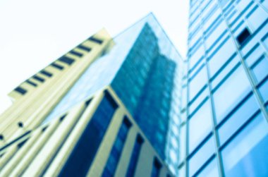 Arkaplanda mimari bina 3d illüstrasyon