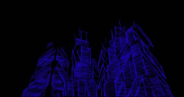 minimal geometrik şekiller, mimari çizgiler