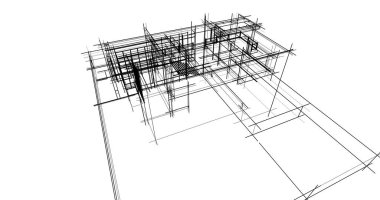 minimal geometrik mimari binalar tasarımı