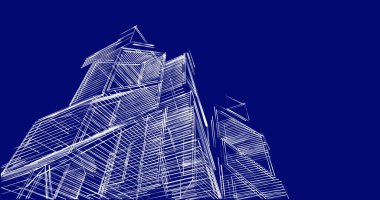 minimal geometrik şekiller, mimari çizgiler