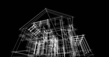 minimal geometrik mimari binalar tasarımı