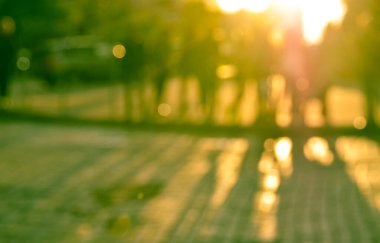 Bulanık şehir manzarası, soyut arkaplan 