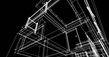 Geometrik mimari binalar tasarımı