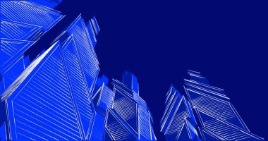 minimal geometrik şekiller, mimari çizgiler