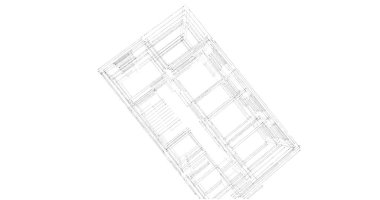 Geometrik mimari binalar tasarımı