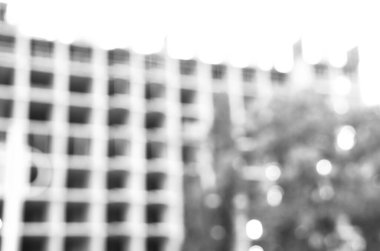 Bulanık şehir. Soyut arkaplan