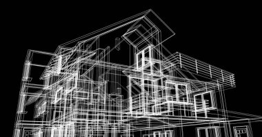 Geometrik mimari binalar tasarımı