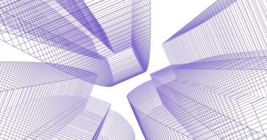 minimal geometrik şekiller, mimari çizgiler