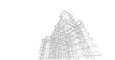 minimal geometrik mimari binalar tasarımı